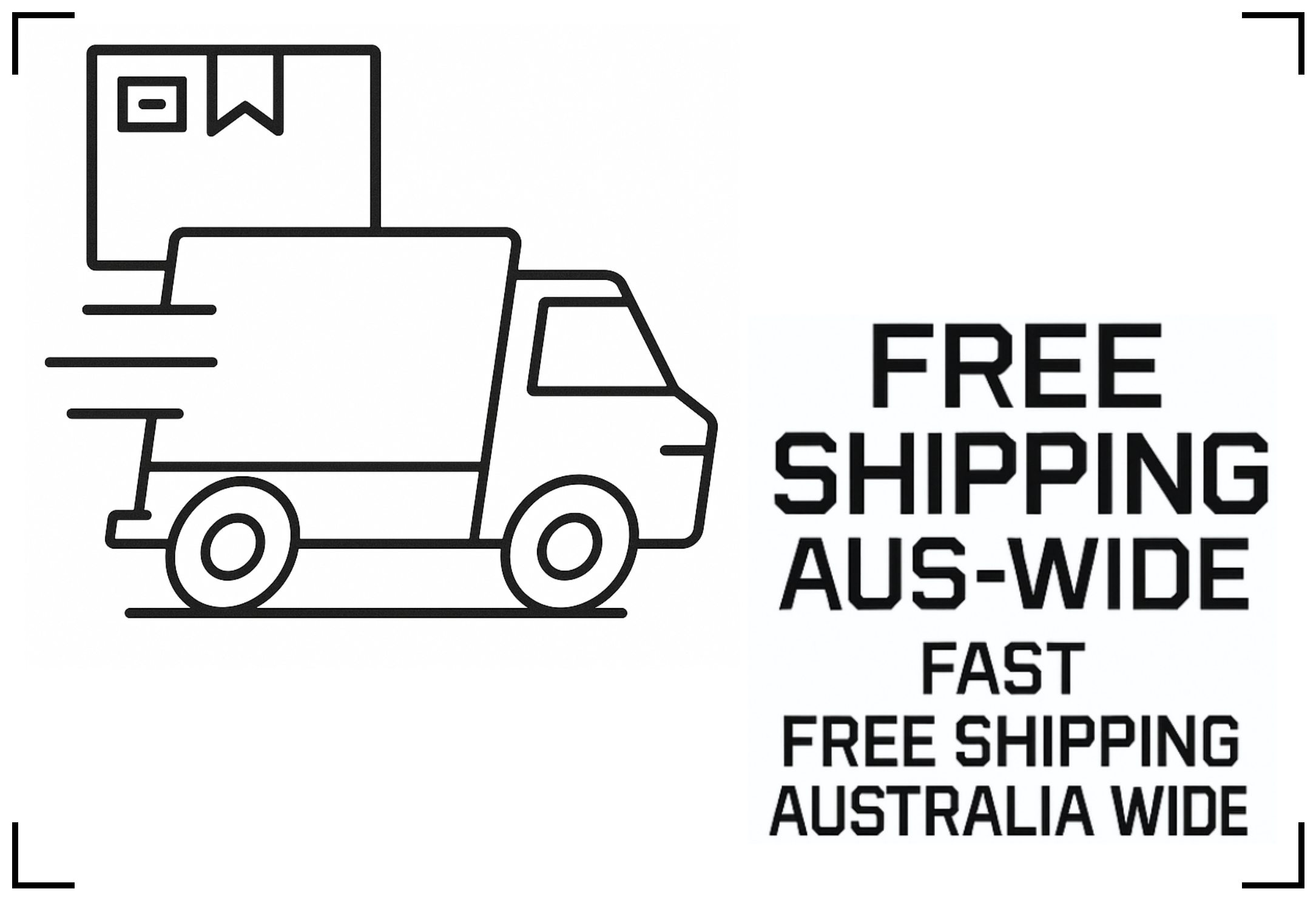 Fast shipping visual